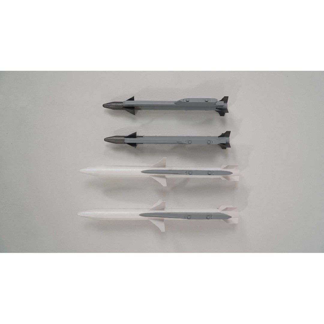 E-Flite Under Wing Missiles: F-16 Falcon-Gray 80mm EDF