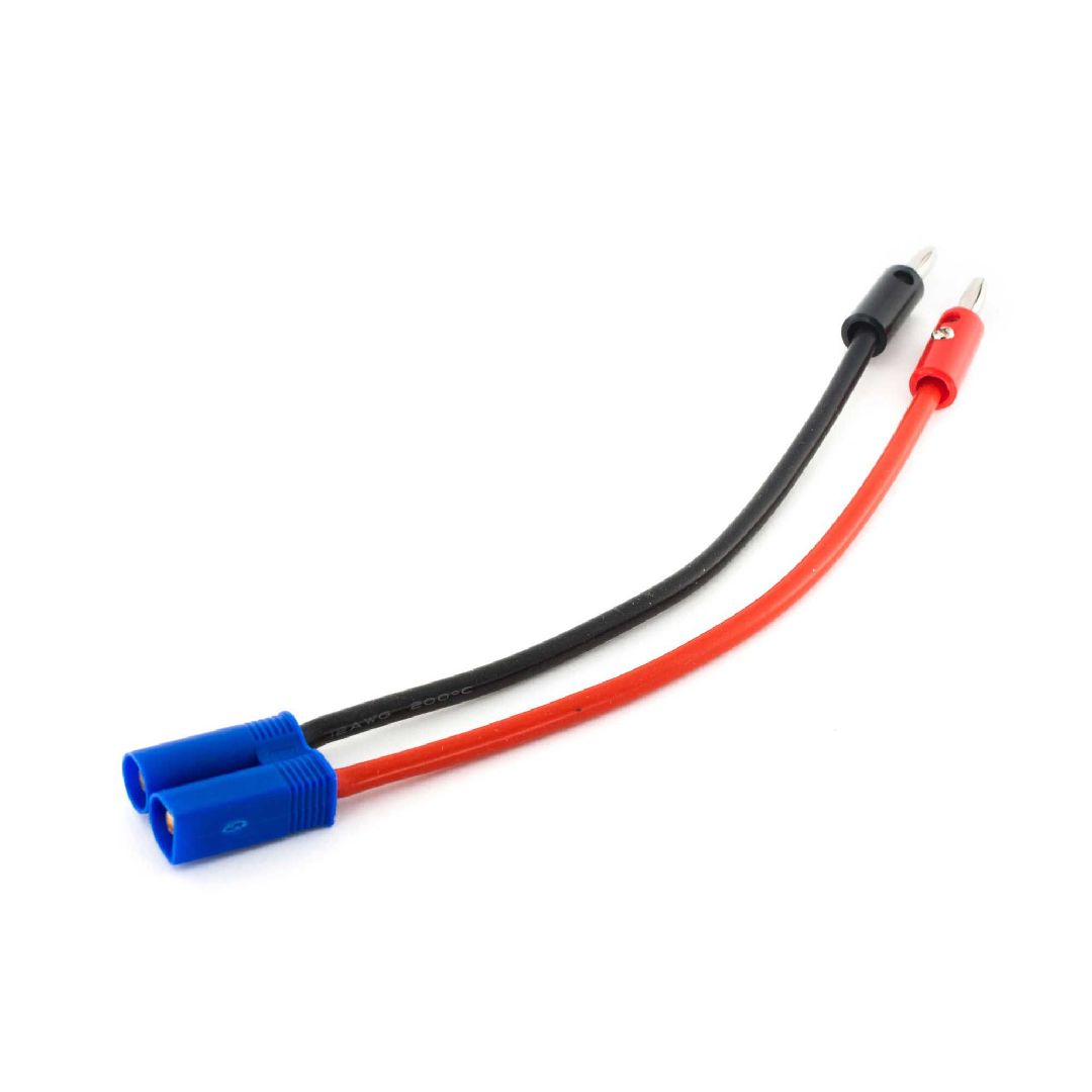 E-Flite EC5 Device Charge Lead with 6 Wire & Jacks, 12AWG