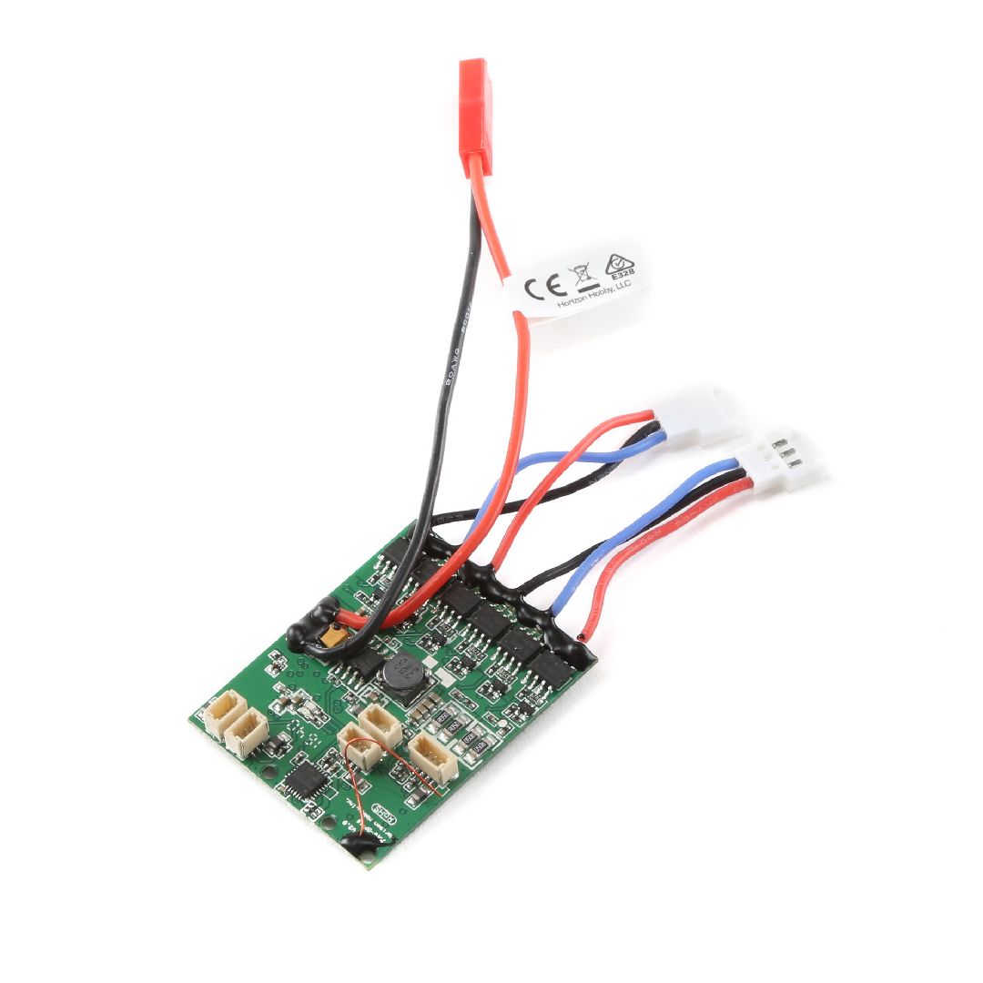 E-Flite AS6410NBLT RX:DSMX 6-Ch AS3X w/Twin Brushless ESC