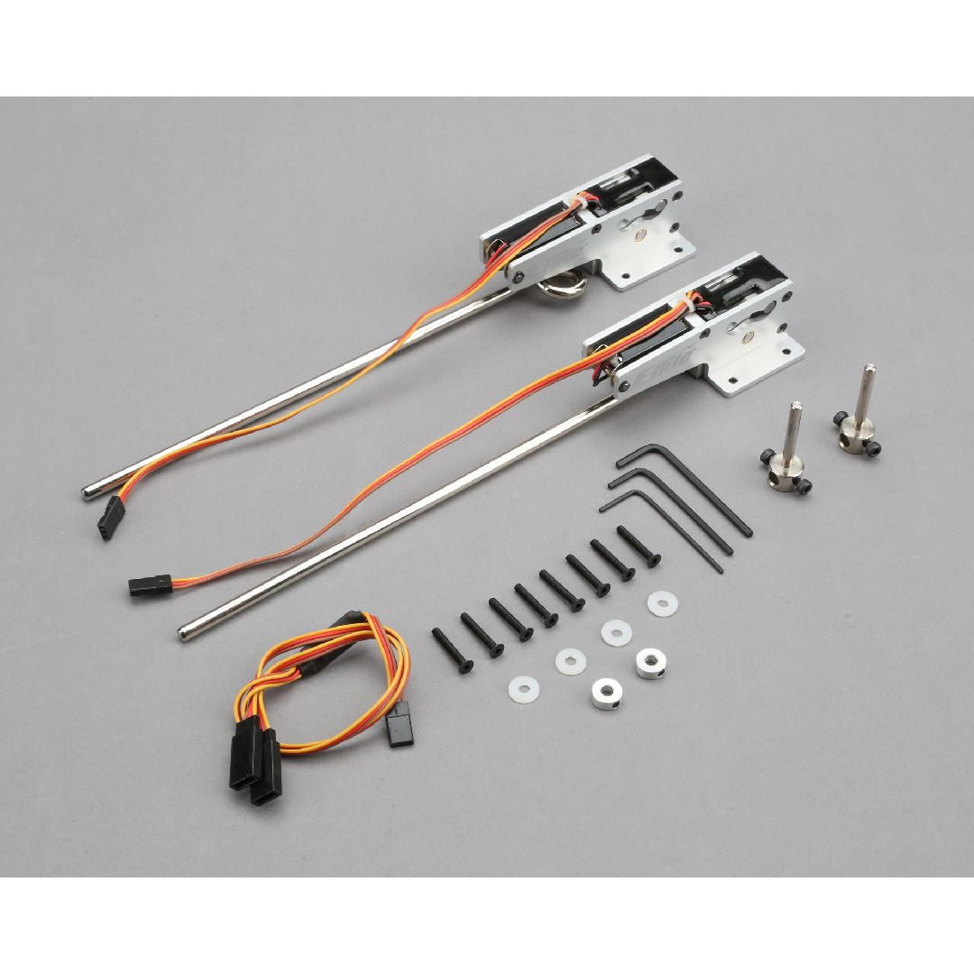 E-Flite 60-120 85-Deg Strut-Ready Electric Retract Set