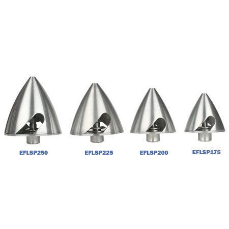 E-Flite 1.75 Aluminum Spinner with 4mm & 5mm Collets