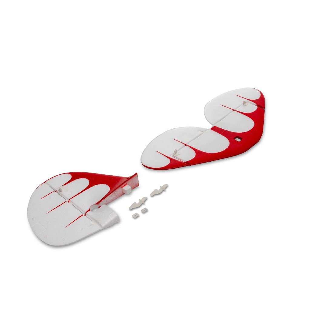 E-Flite Tail Set: UMX WACO, White