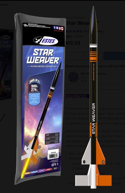 Estes Rockets Starweaver - Advanced