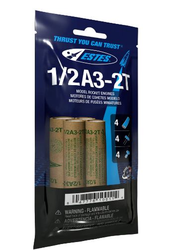 Estes Rockets 1/2A3-2T (4 ea) - Bagged