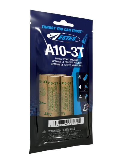 Estes Rockets A10-3T (4 ea) - Bagged