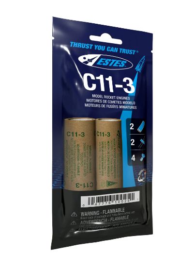 Estes Rockets C11-3 (2 ea) - Bagged