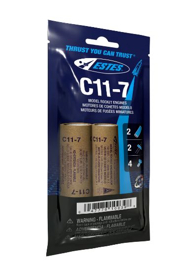 Estes Rockets C11-7 (2 ea) - Bagged