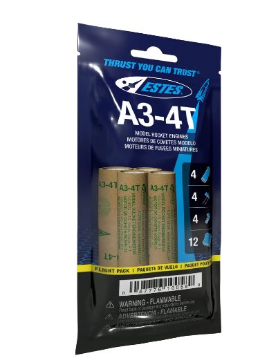Estes Rockets A3-4T - Bagged