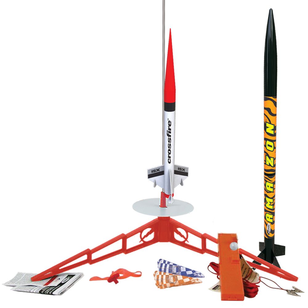 Estes Rockets Tandem-X (2 rockets) (English Only) - B/I - Click Image to Close