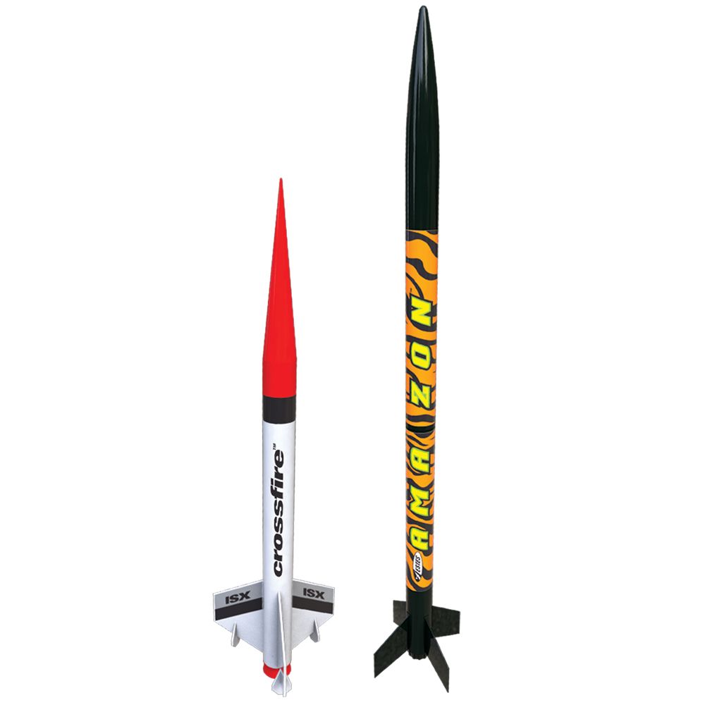 Estes Rockets Tandem-X (2 rockets) (English Only) - B/I - Click Image to Close