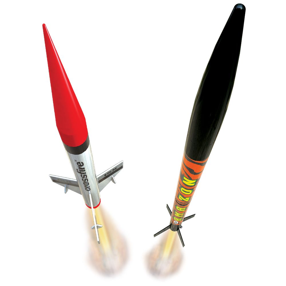 Estes Rockets Tandem-X (2 rockets) (English Only) - B/I - Click Image to Close