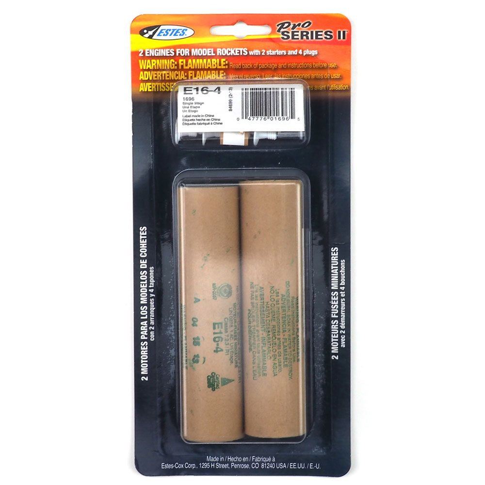 Estes Rockets E16-4 29 mm (2 ea) - Click Image to Close