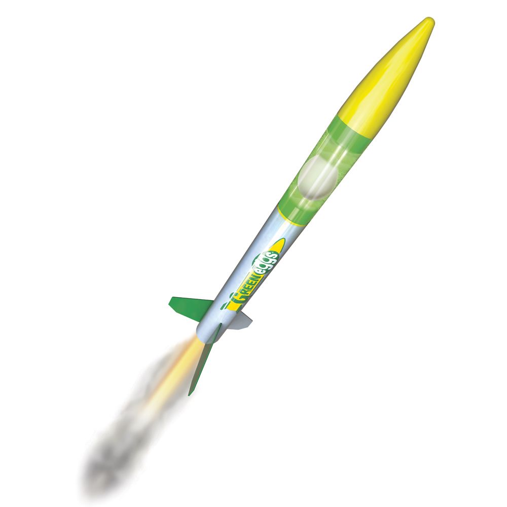Estes Rockets Green Eggs (white box with color label) (12 pk) - - Click Image to Close