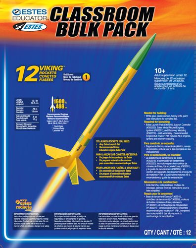 Estes Rockets Viking (12 pk) - Intermediate - Click Image to Close