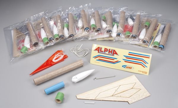 Estes Rockets Alpha (12 pk) - Intermediate - Click Image to Close