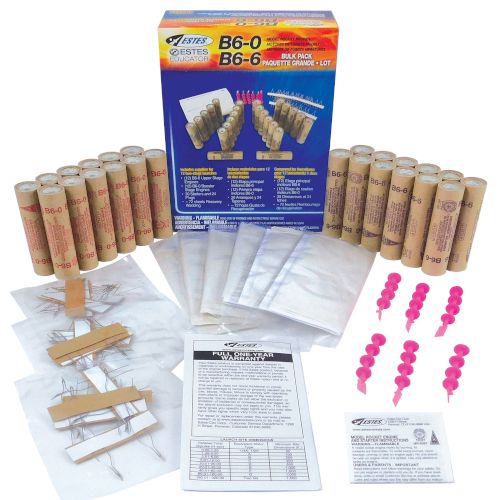 Estes Rockets B6-0/B6-6 Engines (12 ea. per pack)