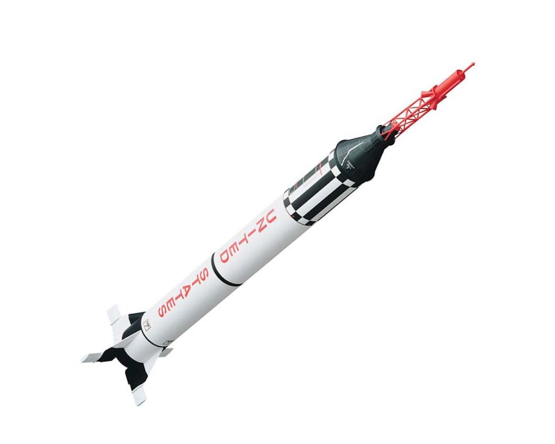 Estes Rockets Mercury Redstone (scale) (English Only) Advanced - Click Image to Close