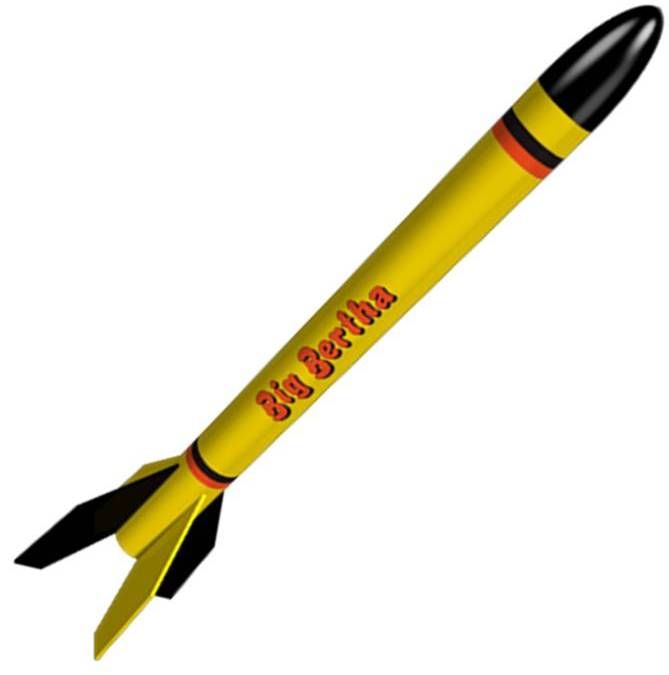 Estes Rockets Big Bertha (English Only) - Intermediate - Click Image to Close