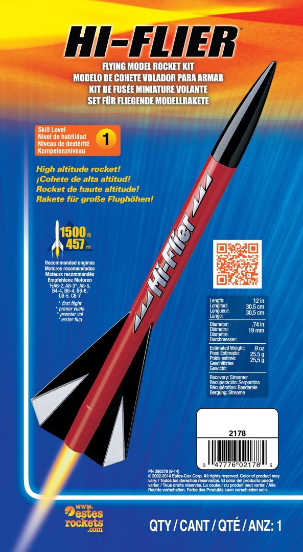 Estes Rockets Hi-Flier (English Only) - Intermediate - Click Image to Close