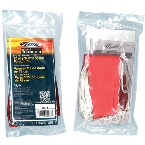 Estes Rockets 30" Nylon Parachute - Click Image to Close