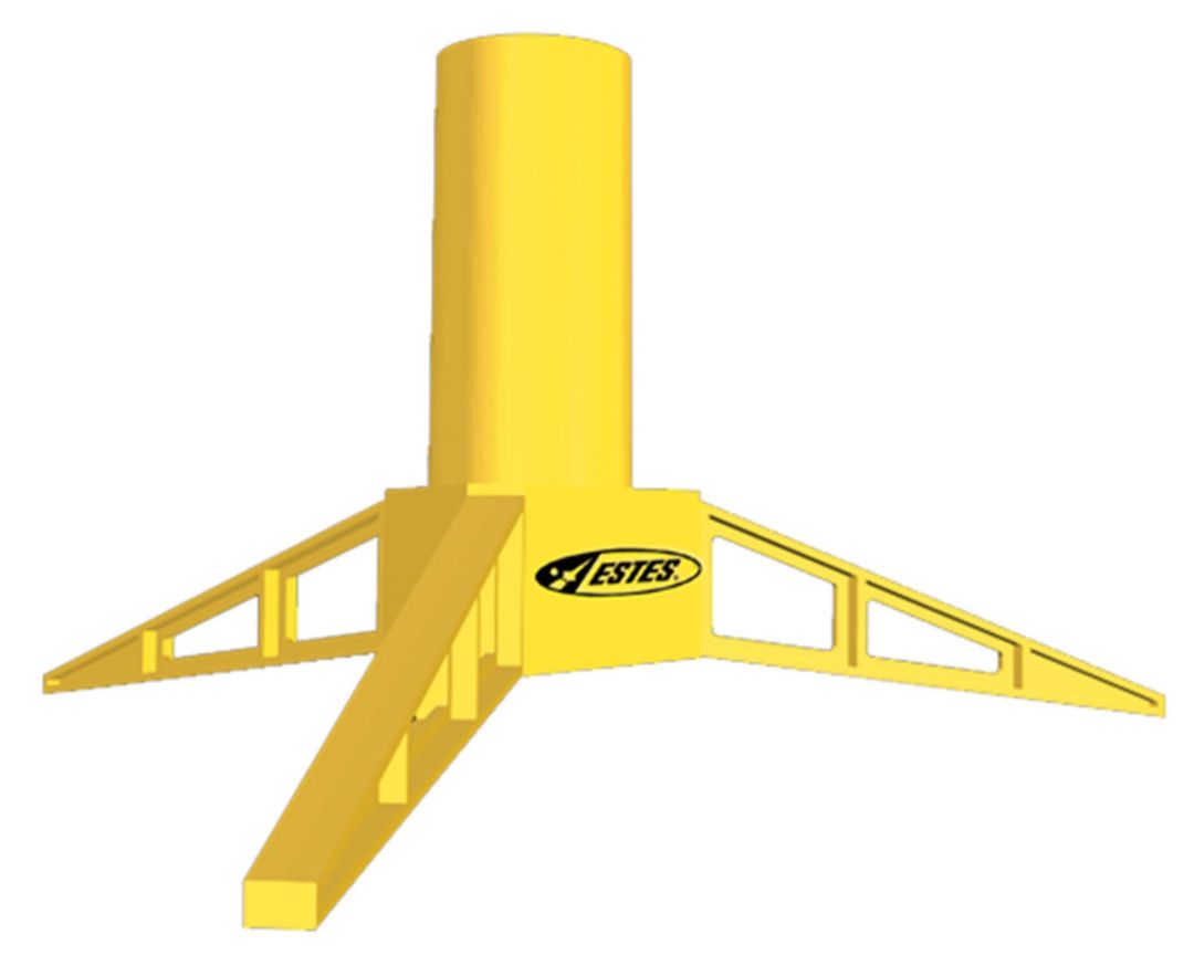 Estes Rockets C11, D & E Engine Model Rocket Display Stand (3 p - Click Image to Close