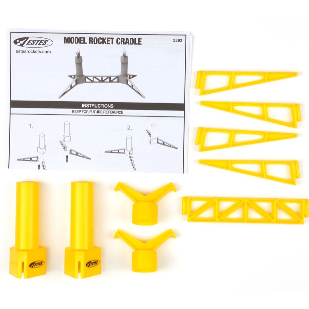 Estes Rockets Model Rocket Cradle (English Only)