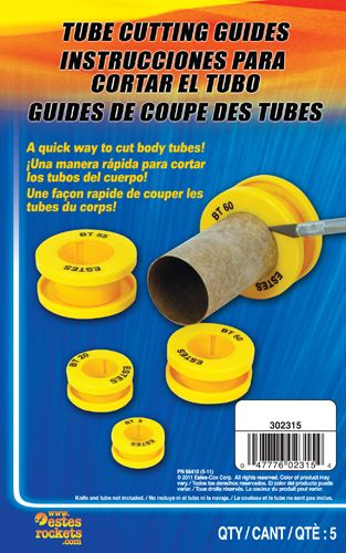 Estes Rockets Tube Cutting Guides (5 pc)