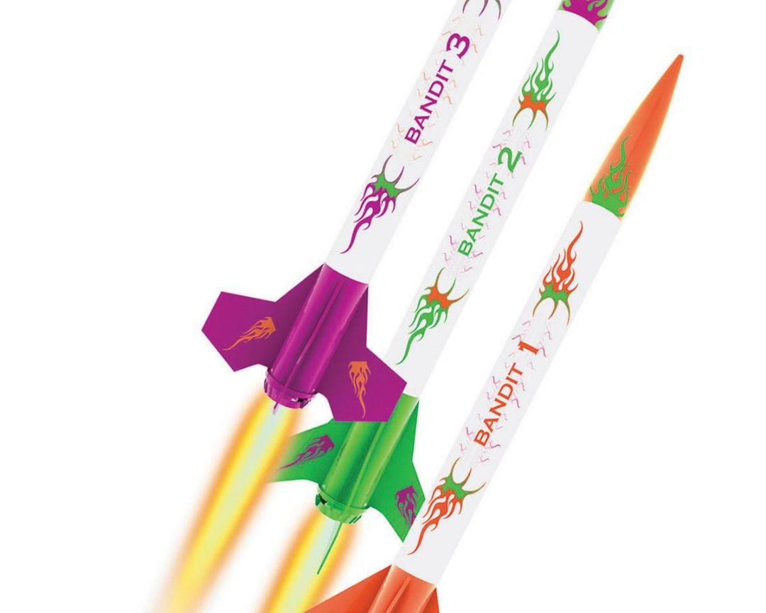 Estes Rockets 3 Bandits - Beginner - Click Image to Close