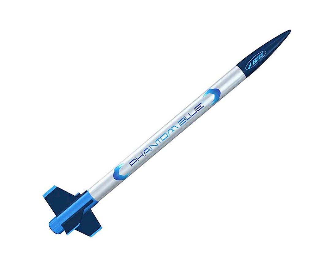 Estes Rockets Phantom Blue - Beginner - Click Image to Close