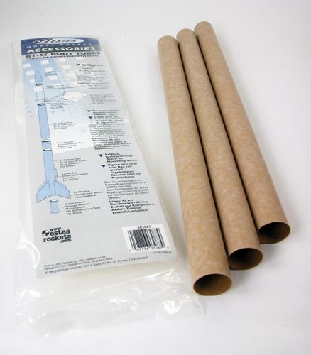 Estes Rockets BT-55 Body Tube (3 pk) - Click Image to Close