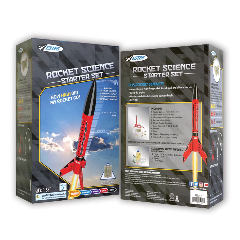 Estes Rockets Rocket Science Starter Set (English Only) (2 Sets)