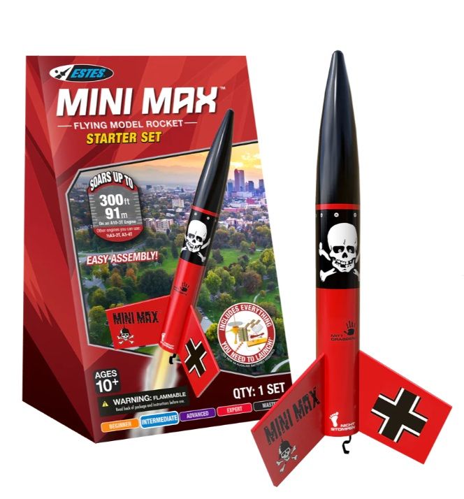 Estes Rockets 5337 Mini Der Red Max™ Starter Set - Beginner