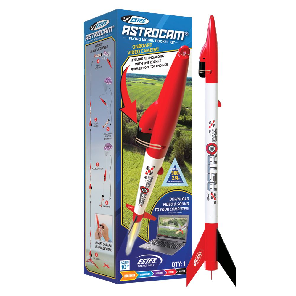 Estes Rockets Astrocam (Rocket Only) (English Only) - Beginner