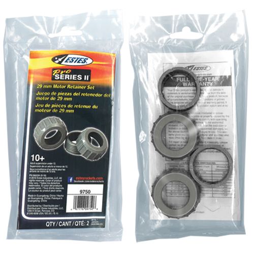 Estes Rockets PRO SERIES II 29 mm Motor Retainer Set (2 pk) - Click Image to Close