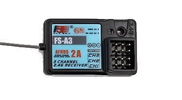 Flysky FS-A3 Splash Proof 2.4Ghz 3 Channel Receiver - Click Image to Close