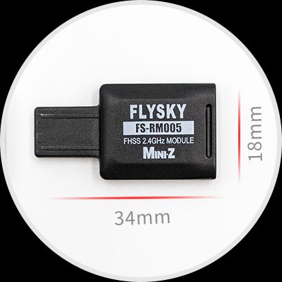Flysky RM005 Mini-Z Module - compatible with Noble NB4 - Click Image to Close