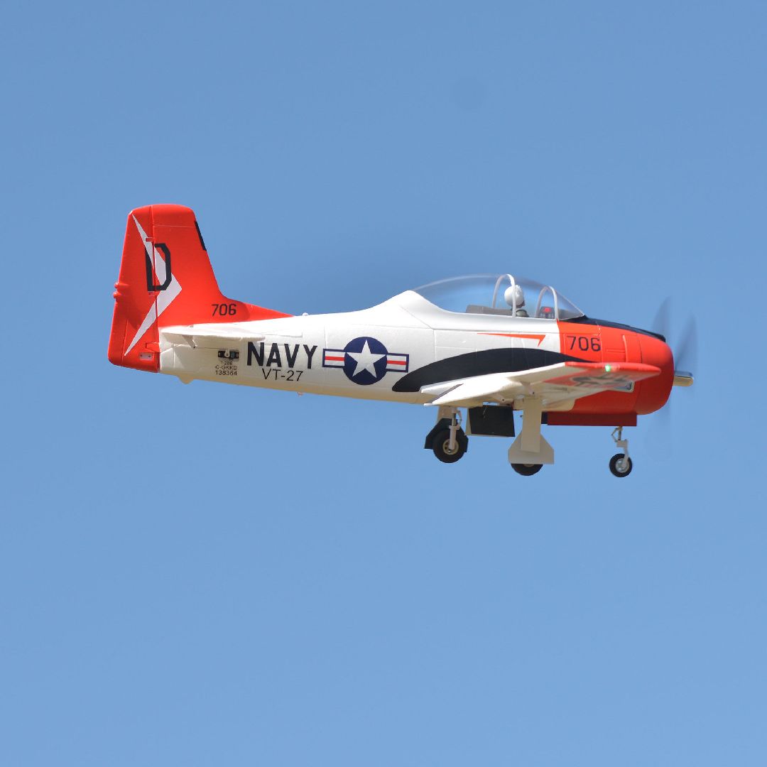 FMS T-28D V4 1400mm, Red PNP