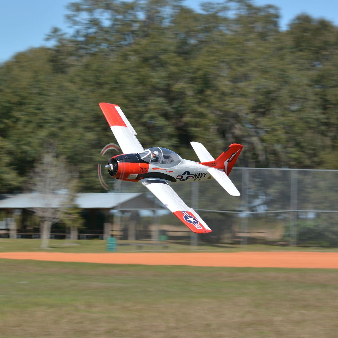 FMS T-28D V4 1400mm, Red PNP