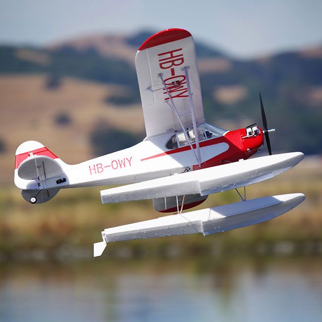 FMS Piper J-3 Cub w/Floats 1400mm V4 PNP w/Reflex