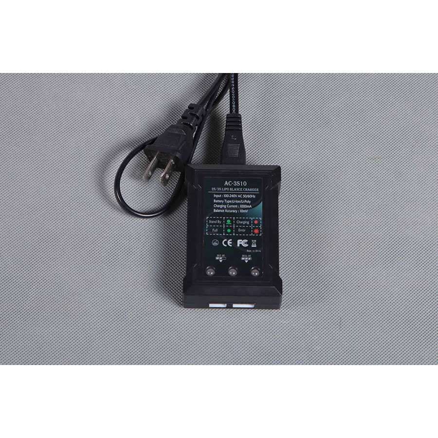 FMS Charger: AC Charger w/adapter wire