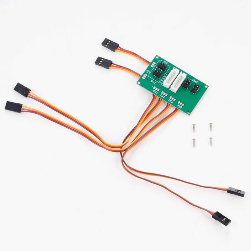 FMS Fuselage Connector Board with Leads: Avanti 90mm Anniv