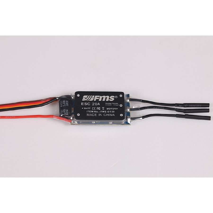 FMS 20A ESC: 800mm Warbirds w/JST