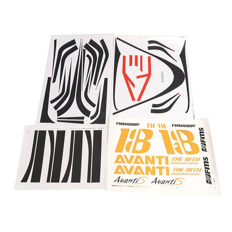 FMS Decal Sheet: Avanti 90mm Anniversary