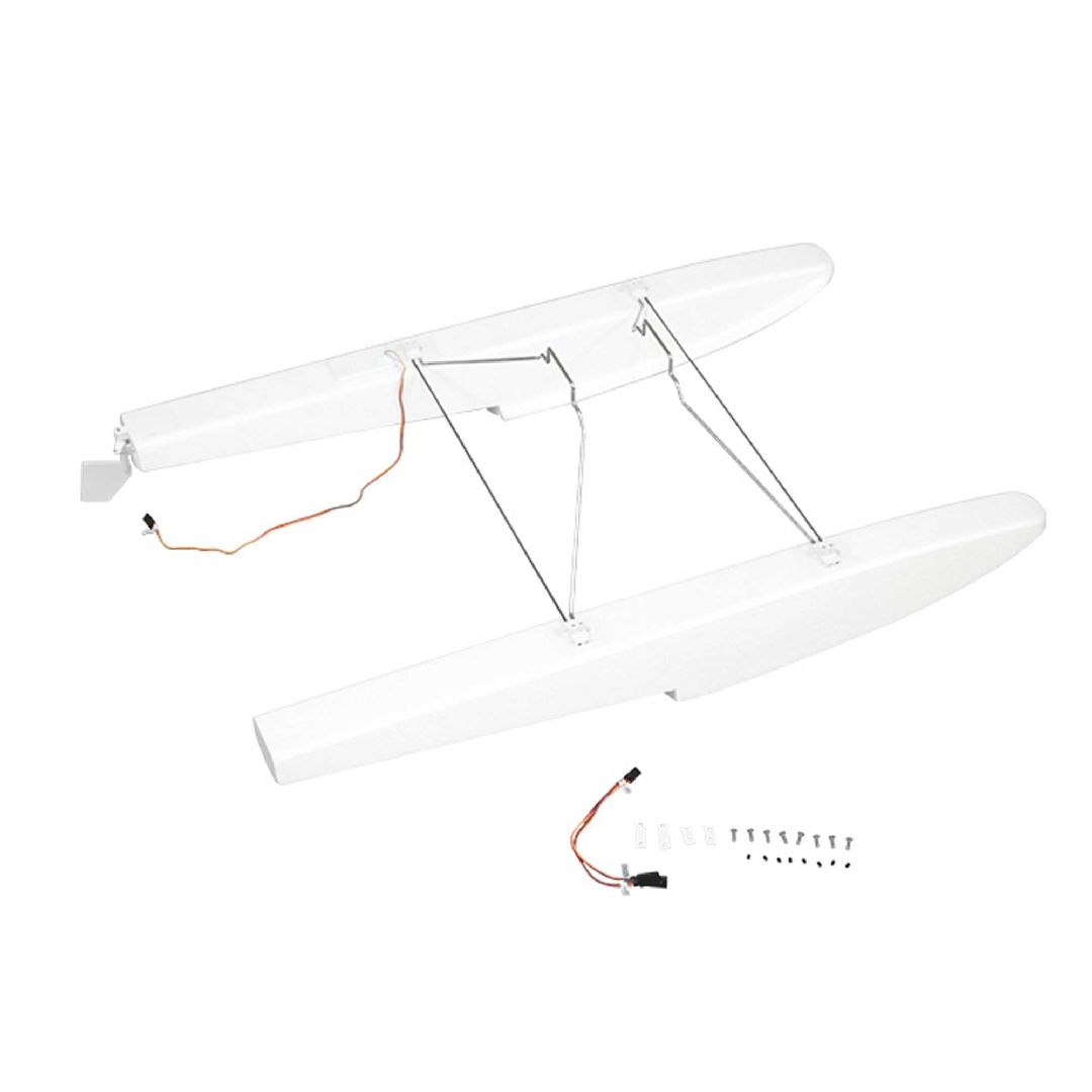 FMS Float Set: PA-18 Super Cub 1700mm w/Steering Servo