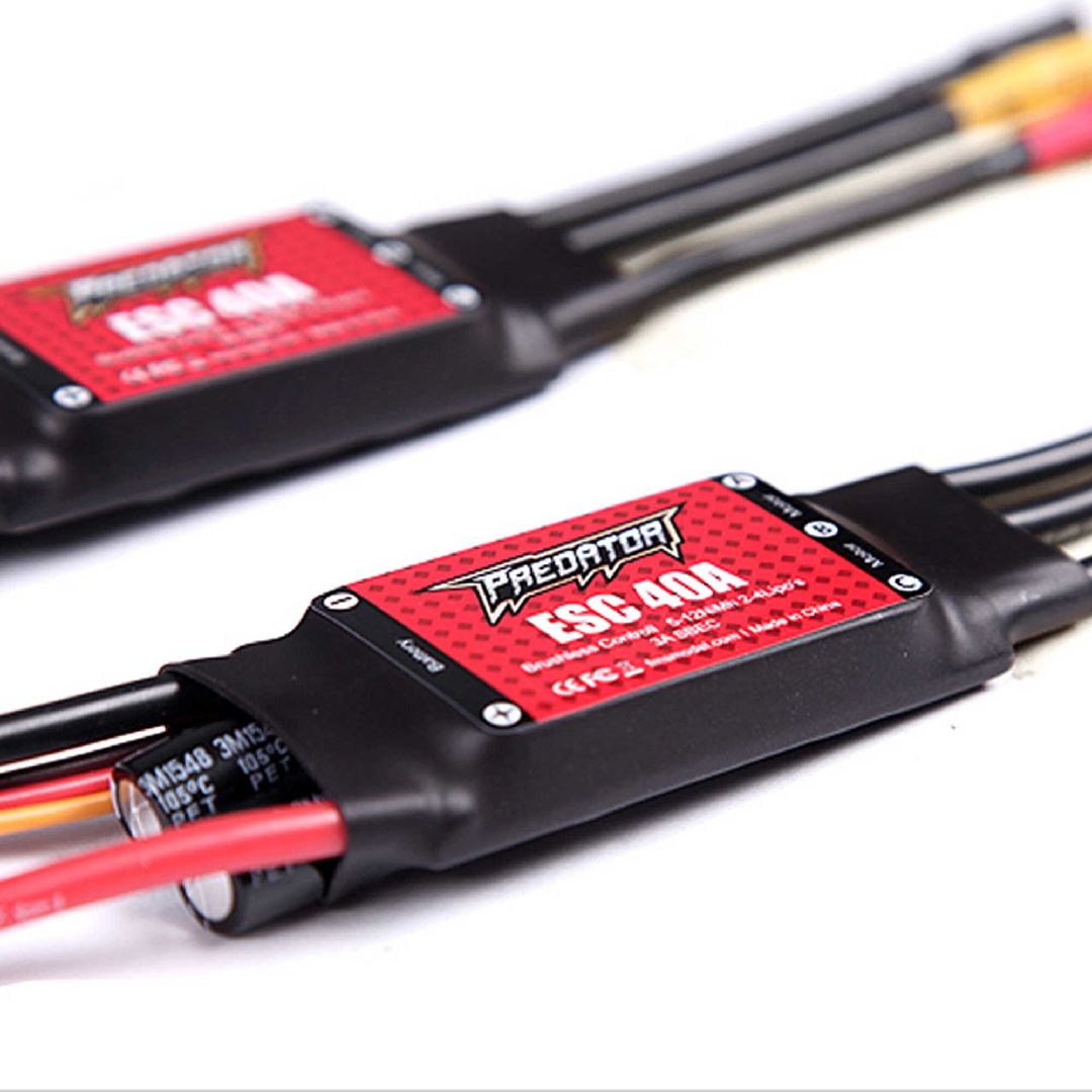 FMS 40A ESC: Predator 40A ESC w/430mm cable w/XT60