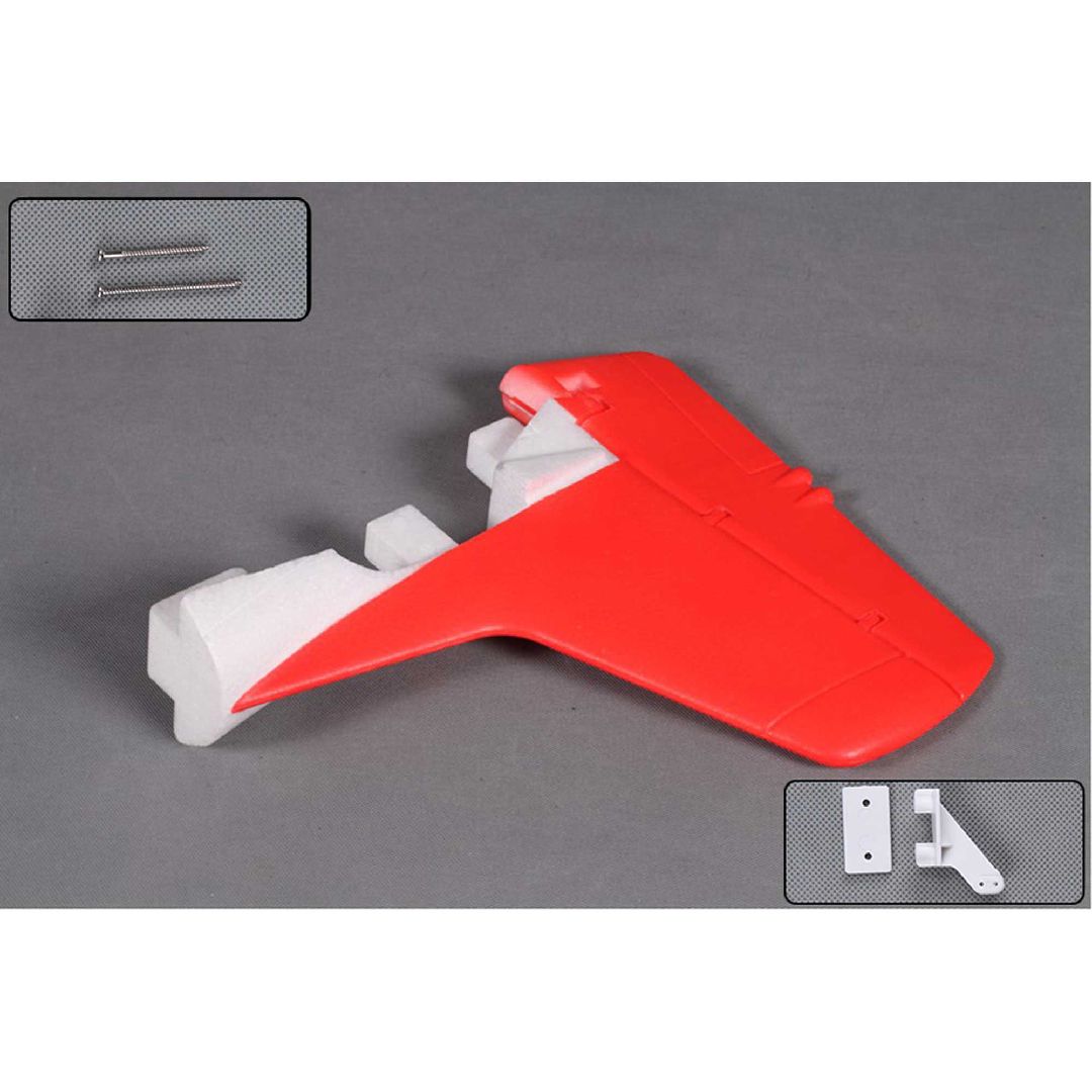 FMS Vertical Stabalizer: T28 V4 1400mm , Red