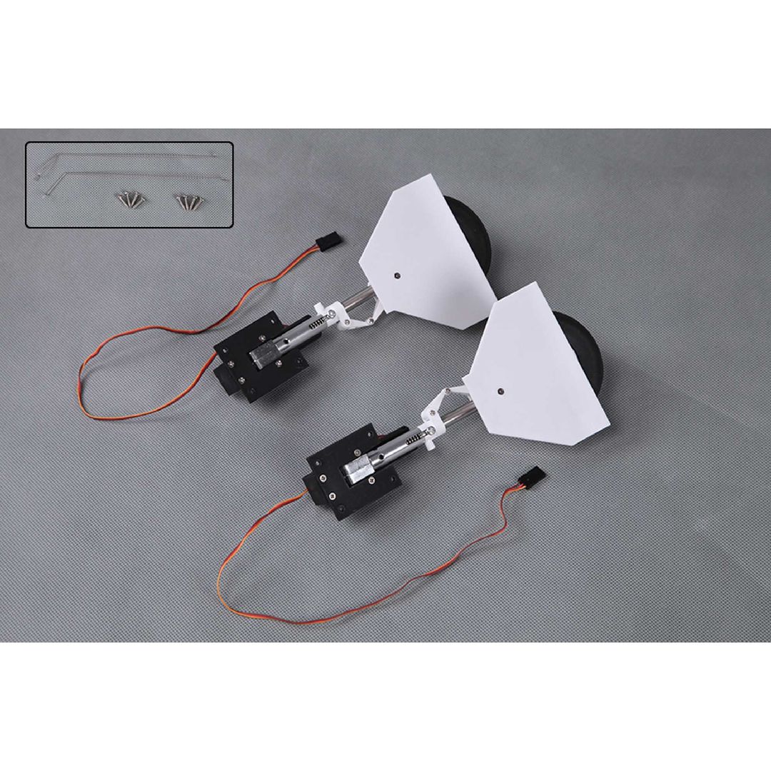 FMS Main Gear System: T28 V4 1400mm , Red