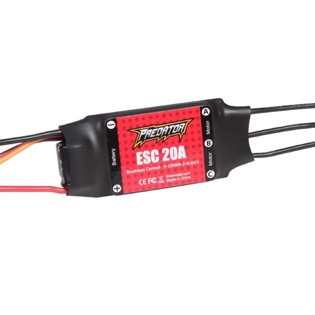 FMS 20A ESC: Predator 20A ESC w/XT60