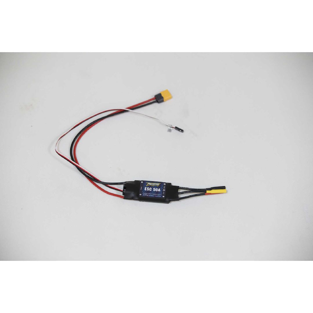 FMS 50A ESC: 50A ESC 5A BEC Pitts 1400mm V2 EC5