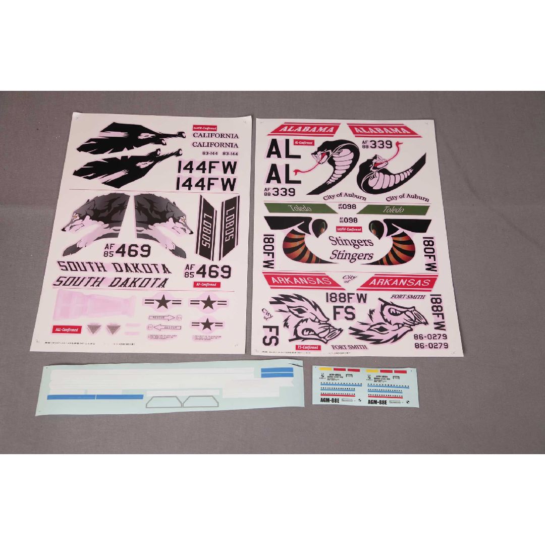 FMS Decal Set: F-16C Falcon 70mm EDF Jet